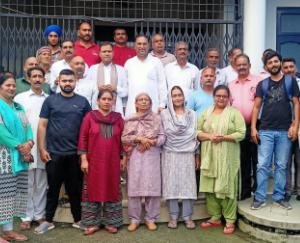 Former minister and district president Prakash Chaudhary launched public relations campaign