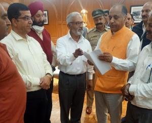 Delegation of Gair Krishak Ekta Manch met Chief Minister