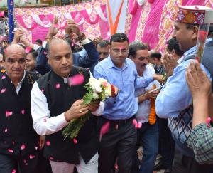 Chief Minister inaugurated and laid foundation stone of developmental projects worth Rs.59.26 crore in Seraj area.