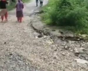 Administration did not reach to take stock of the damage done in the section of Hurang Panchayat