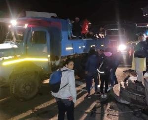 105 people including 39 women and 12 children were rescued from Chhatdu coming on Manali-Leh road
