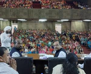 A special program of 350 Mahila Mandals registered under Palampur Assembly Constituency was organized by Dev Surya Himalaya Organic FPO