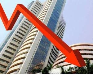 Market fall, Sensex slips 1100 points from day's high