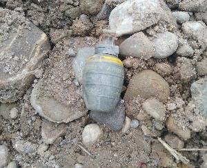 Grenade found in Damtal of district Kangra, created a stir