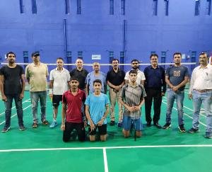 District level badminton competition of junior and senior categories started
