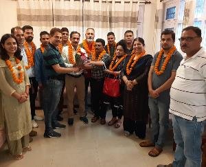  Narendra Thakur has been given the command of Forest Department Clerk, Union District Solan.