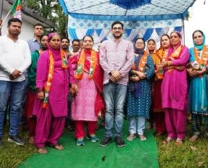 Impressed by the policies of the government, women power joined BJP