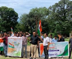 Tricolor rally organized under Amrit Mahotsav program in Mataur