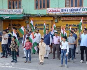 Prabhat Pheri taken out on the nectar festival of independence