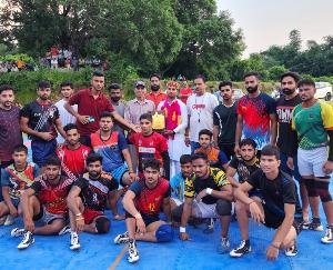 Shanky Thukral participated in the Kabaddi tournament organized by Surya Yuvak Mandal Nadaun