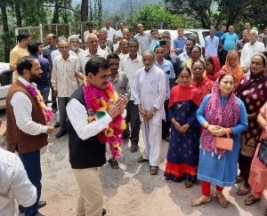 Organized the program with the launch of Common Service Center building in Dhundan Panchayat