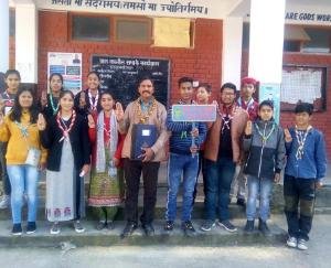 राष्ट्रीय एकीकरण शिविर में भाग लेने के लिए स्काउट्स एंड गाइड्स की टीम रवाना