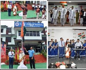 Independence Day celebrated with gaiety in DAV Wali school