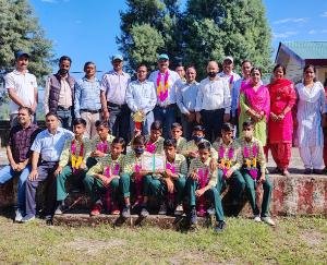 Government Senior Secondary School, Navgaon became the champion of Under-14 Volleyball Competition Open in Google Tran