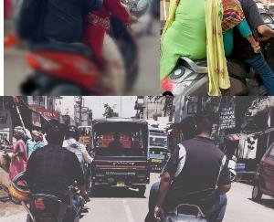 Two wheeler drivers will defy the traffic rules showing