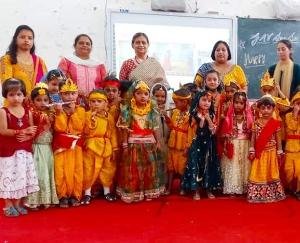  Children of GAV Senior Secondary School presented various forms of Shri Krishna Leelas