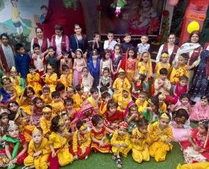 Birthday of Lord Krishna celebrated at Sai International School