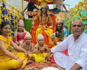 On the occasion of Krishna Janmashtami, Lambagaon resonated with the cheers of Krishna.