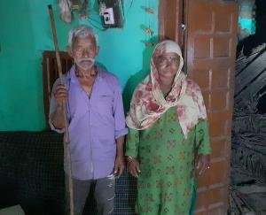 Hansraj of Jakhota's flat-collar house collapsed due to rain