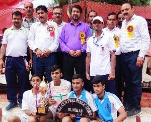 Badminton champion in U-19 section level sports competition in BL School