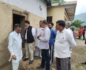 MLA Sanjay Awasthi met the family of the accident victim