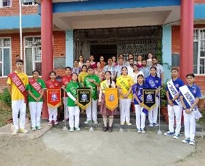 Student Council Badge Ceremony at DAV Public School Joginder Nagar