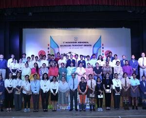 Turncoat debate held at Pinegrove School, Dharampur