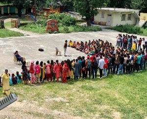 Organized drama in the college in the courtesy of 'Tagore Sahitya Society'