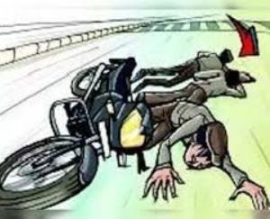 Bike hit a girl standing on the side of the road in Diyada, case registered