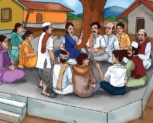 दाड़लाघाट में पंचायत के गठन के लिए बैठक का आयोजन 