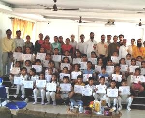 Second Yogasan sports competition organized in Dronacharya College