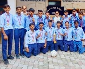 Crown of District Level Under-19 Interest Football Competition, head of GAV Senior Secondary School