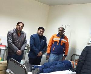  अम्बुजा अस्पताल सुल्ली में रक्तदान शिविर का आयोजन