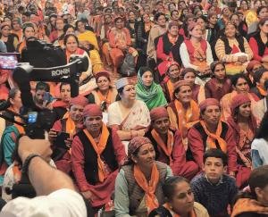 State President Rashmidhar Sood reached the conference of Kasumpti Mahila Morcha