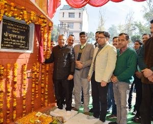 एक करोड 28 लाख रूपए से निर्मित होगा भवन : सुभाष ठाकुर