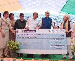 CM inaugurated and laid foundation stone of 55 developmental schemes costing 335 crores in Nagrota Bagwan