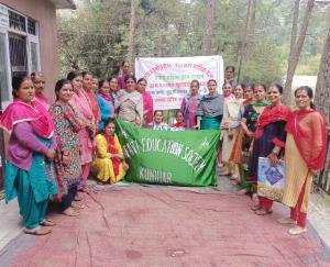 Ganpati Educational Society trained women of self-help groups