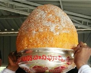 21 kg laddus auctioned in Hyderabad for Rs 24.60 lakh
