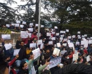 candidates of JOA 817 recruitment demanded the government to give appointments soon