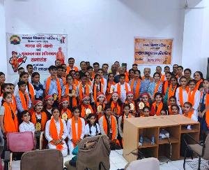 Doon Valley School won the group song and quiz competition