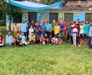 Motivation fitness club Lambagaon got boys and girls running competition