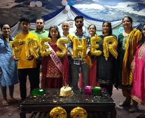 Vanish Mr. Nancy became Mr. and Miss fresher of BCA department in Dhaliara College