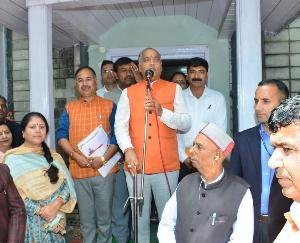 Delegation of Shimla Rural Assembly Constituency met the Chief Minister