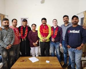 Amir Chand Dogra became the head of Active Media Press Club Panchrukhi