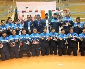 13वीं सैफ गेम्ज़ में भारतीय महिला हैंडबाल टीम ने जीता स्वर्ण पदक