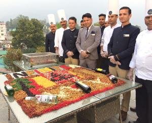 Cake Mixing Ceremony organized at Infinity Centric Dharamshala Hotel