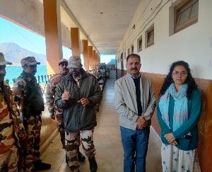 Joint inspection of strong room by District Election Officer and Superintendent of Police