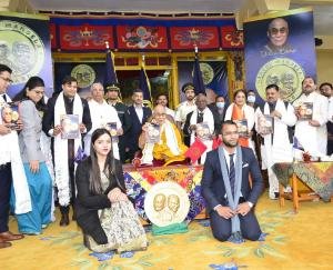 Governor conferred the Gandhi Mandela Award on the Dalai Lama