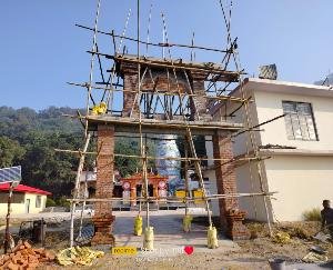 Now the guard of the third eye in the ancient Kul Devi temple Jhorghat
