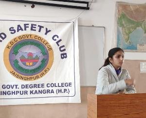 Neha wins in speech competition